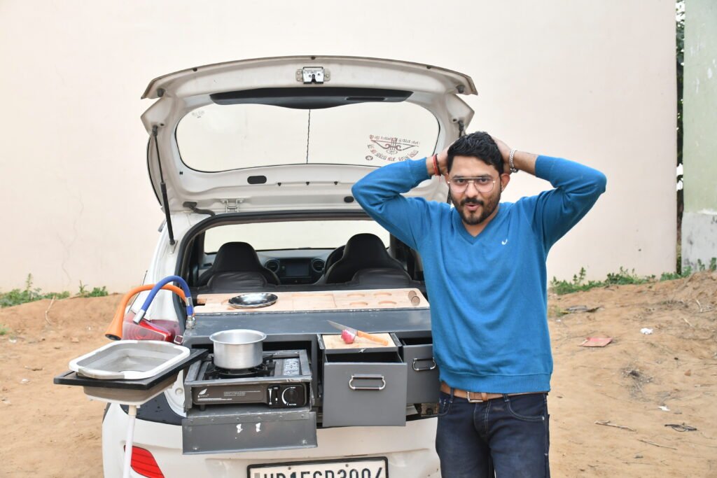 car kitchen in Hyundai i10