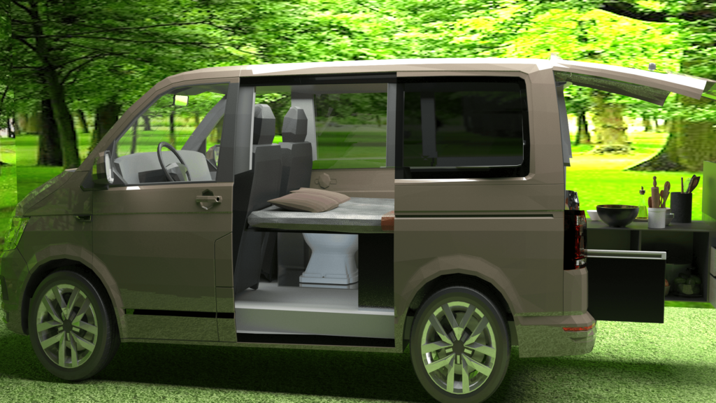 Maruti Eeco doing camping in forest